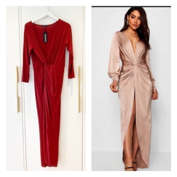 BNWT Boohoo Twist Dress - Picture 1 of 8